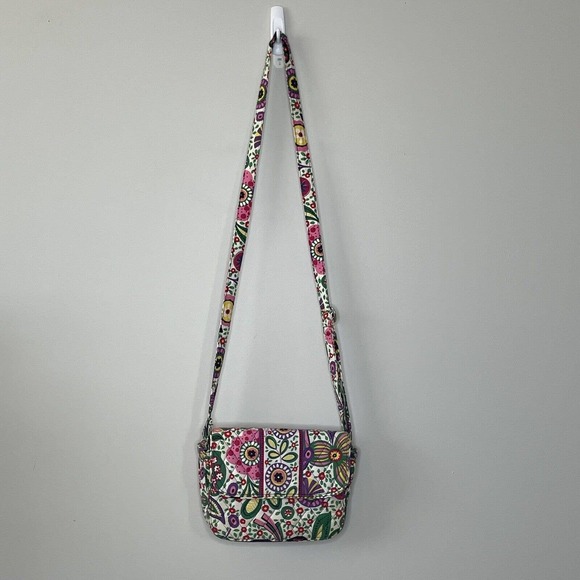 Vera Bradley Viva La Vera Rachel Colorful Crossbody Hipster Purse Handbag Bag - Picture 8 of 8
